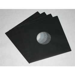 schwarze LP/Maxi Singles Schallplatten Innenhüllen gefüttert 300 St 
