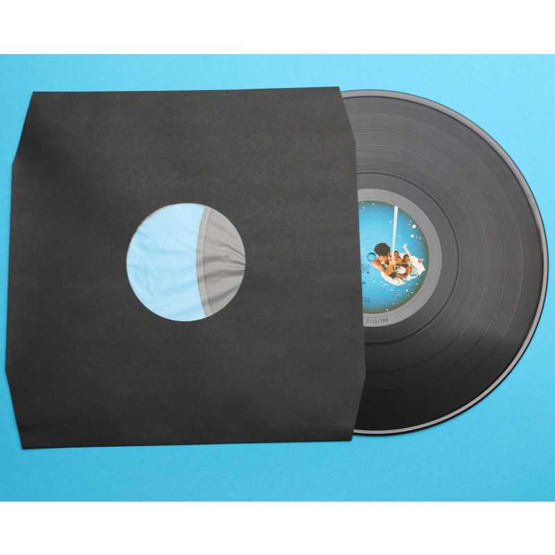 schwarze LP/Maxi Singles Schallplatten Innenhüllen 300 St gefüttert 