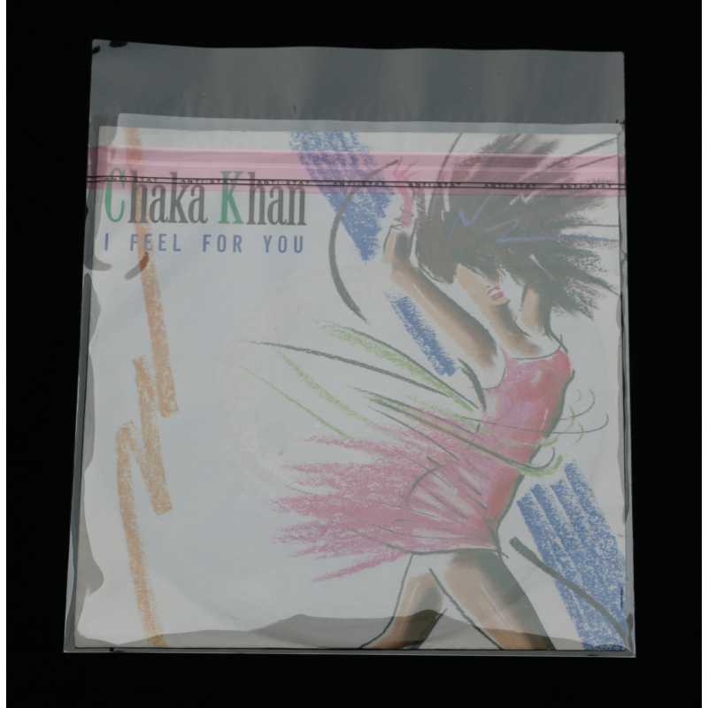 150 St Premium Single Schutzhüllen hoch transparent 185x185 mm Vinyl 7 Zoll 
