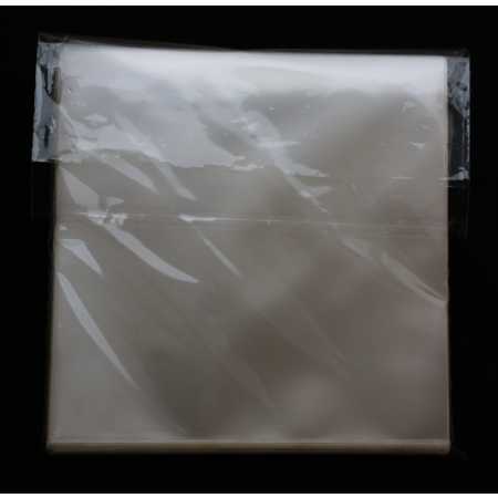 400 Stück Schutzhüllen für Single 7" Schallplatten,185x185 mm,glasklar PP-Folie 