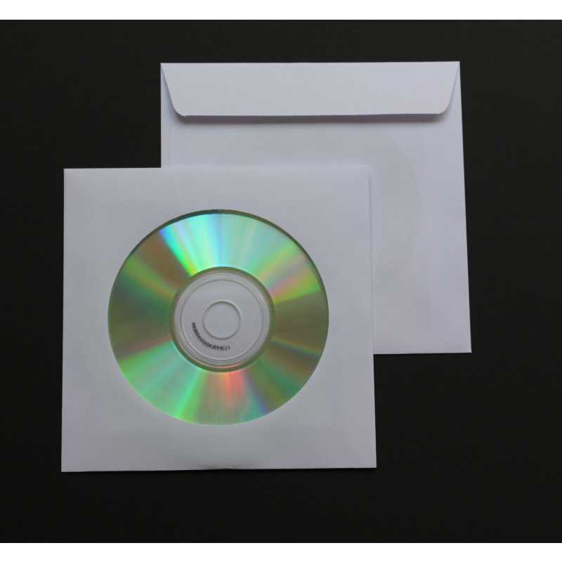 CD Mailer Luftpolsterversandtaschen 200x175 weiß Jewel Case Umschläge 500 St 