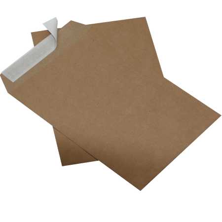 25 Versandtaschen DIN C4 haftklebend Briefumschläge braun ohne Fenster Kuvert 